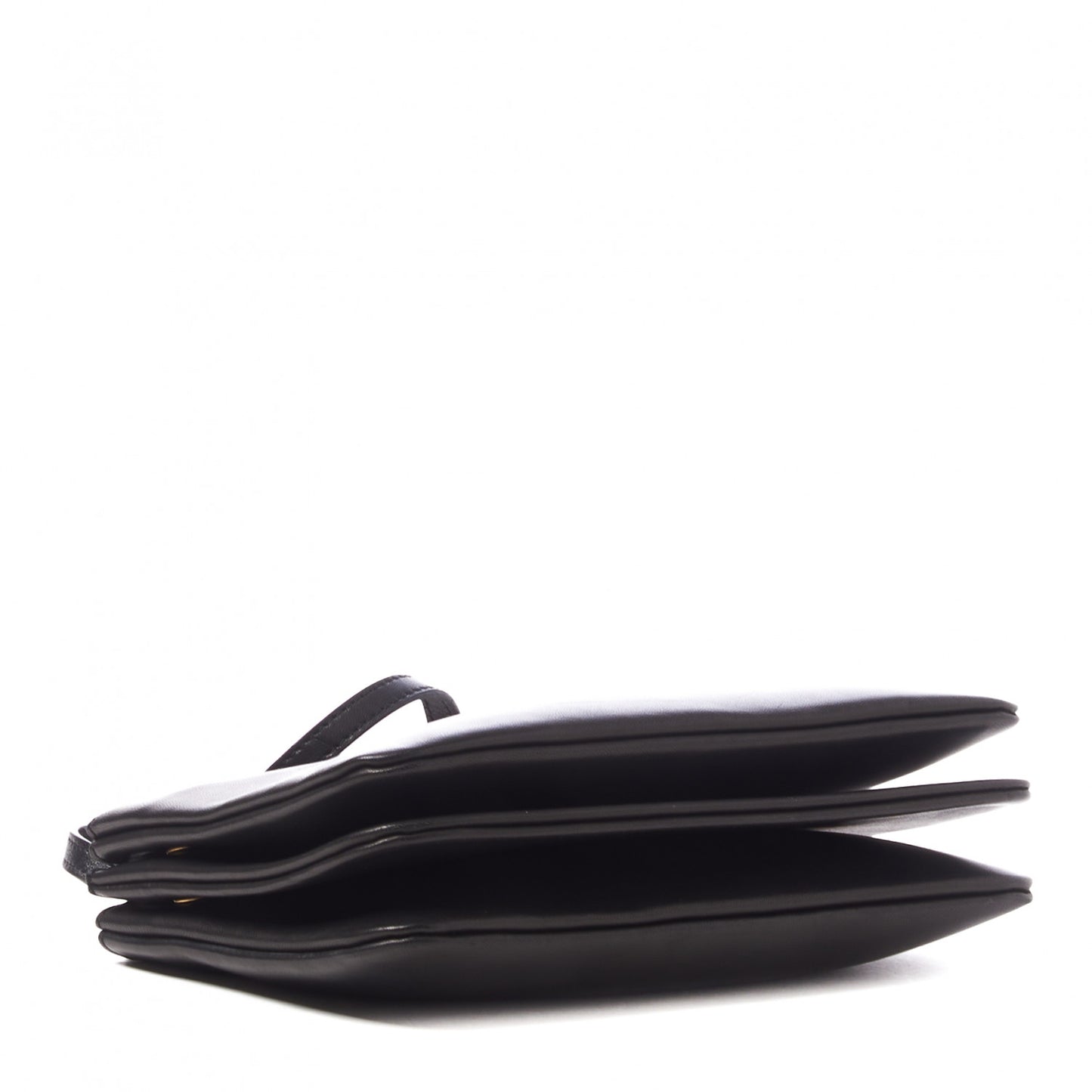 Lambskin Small Trio Crossbody Bag Black