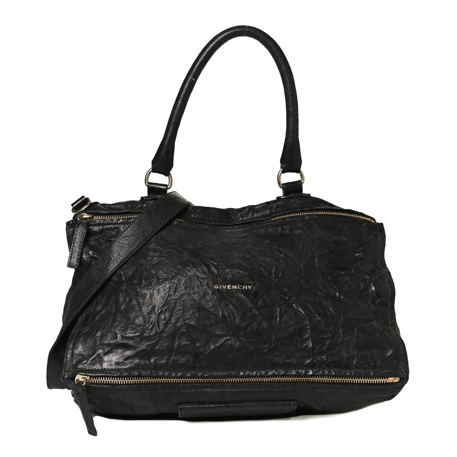 Givenchy Tumbled Sheepskin Large Pandora Black 1 of 11