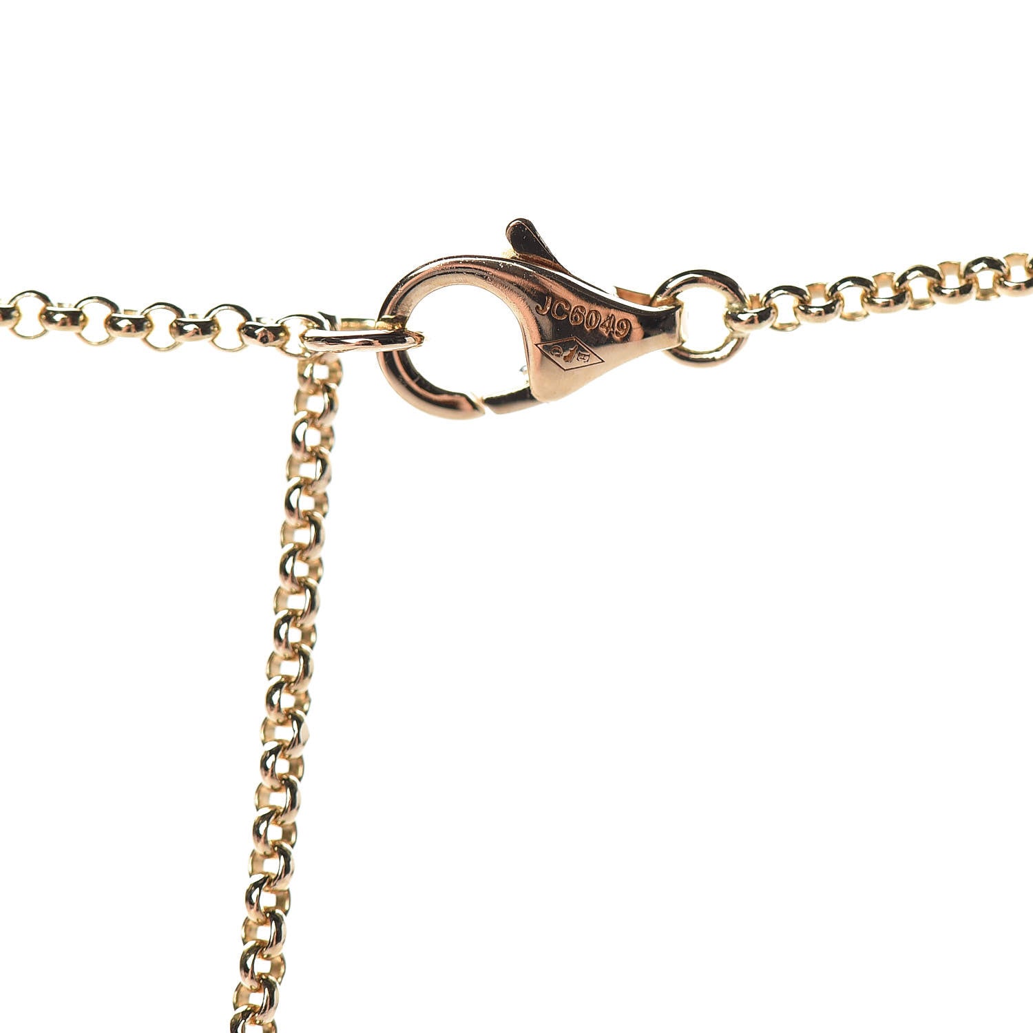 Cartier 18K Yellow Gold Entrelaces Pendant Necklace 6 of 7
