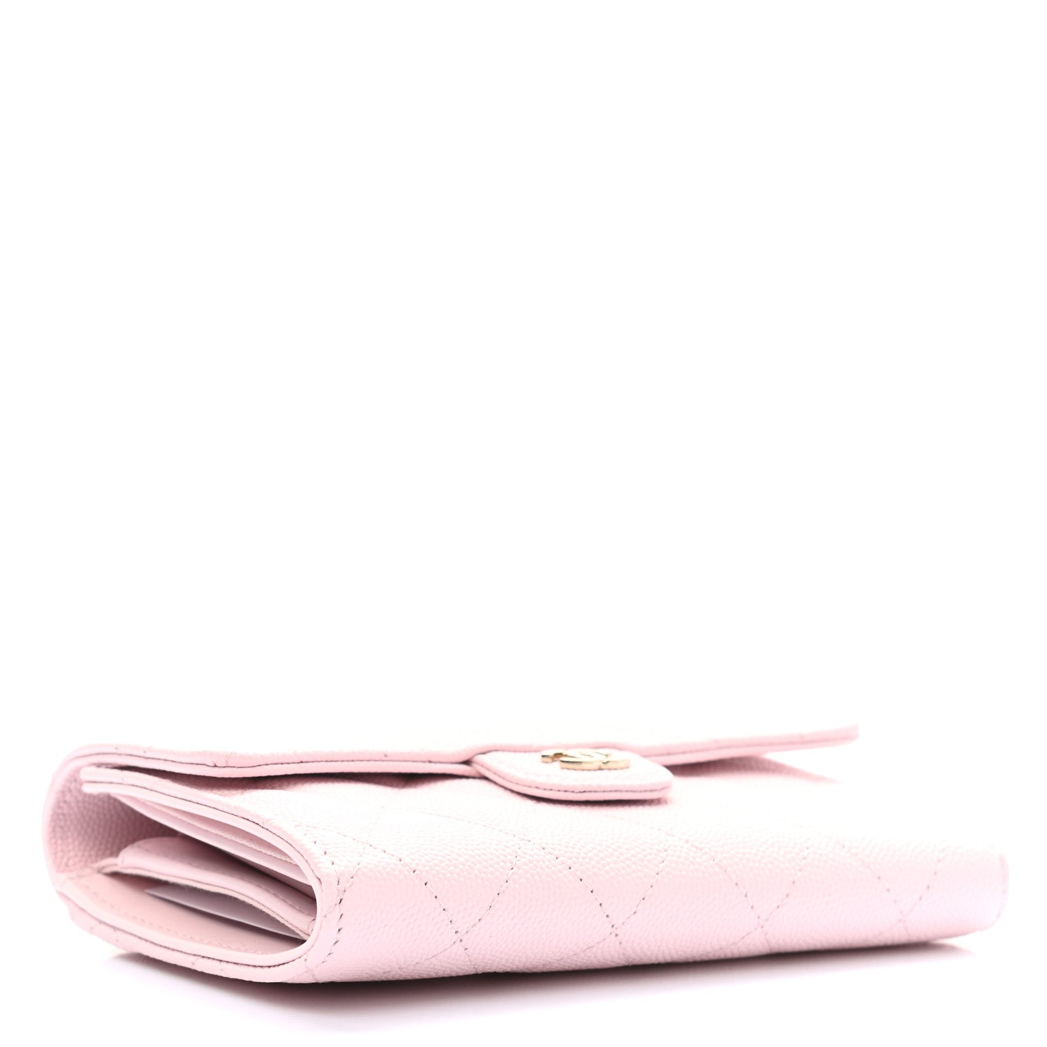Chanel Caviar Quilted Medium Flap Wallet Pink 4 of 11