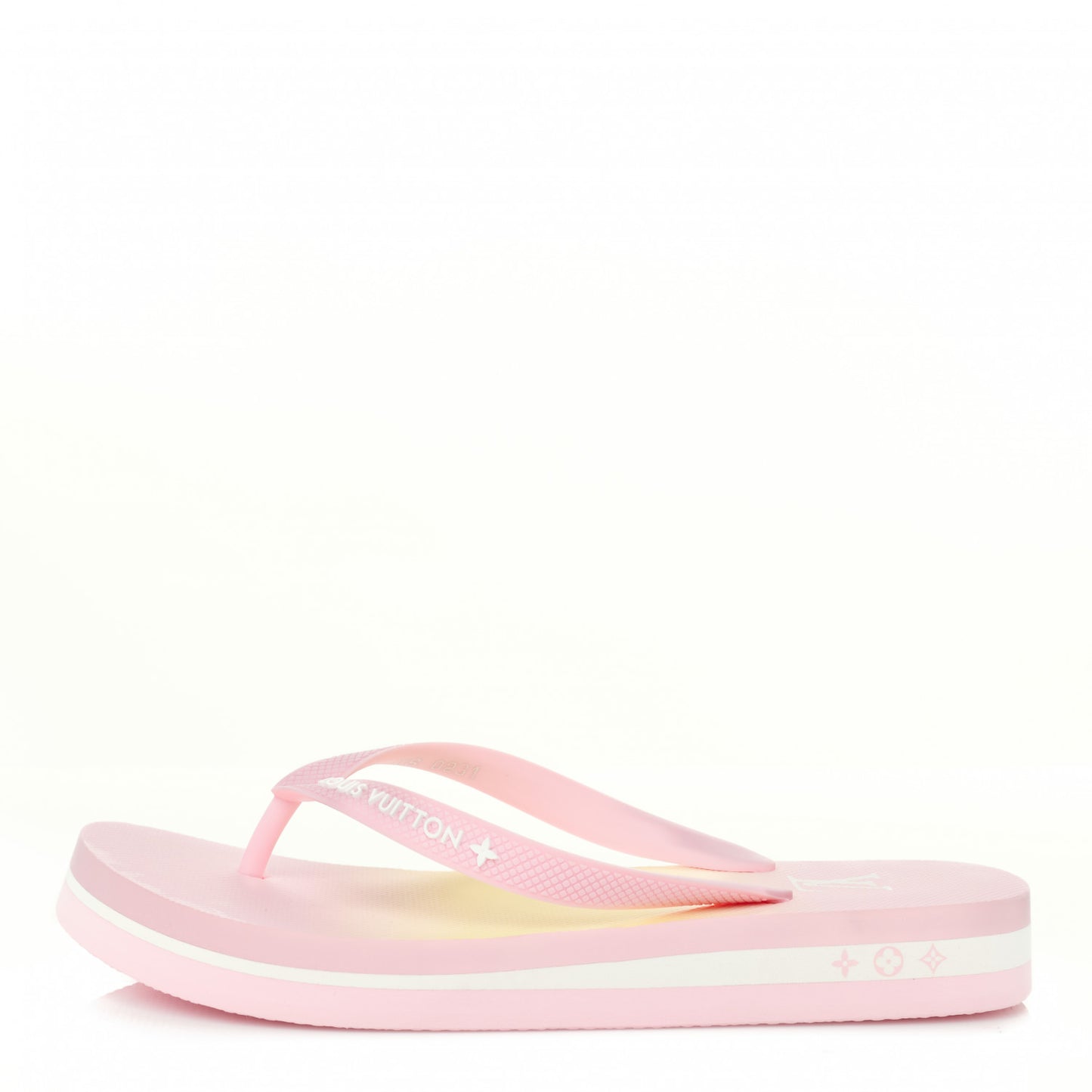 Rubber Arcade Flat Thong Sandals 39 Rose