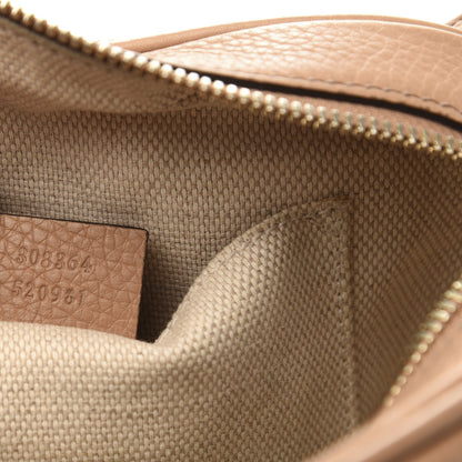 Gucci Pebbled Calfskin Small Soho Disco Bag Camelia 9 of 11