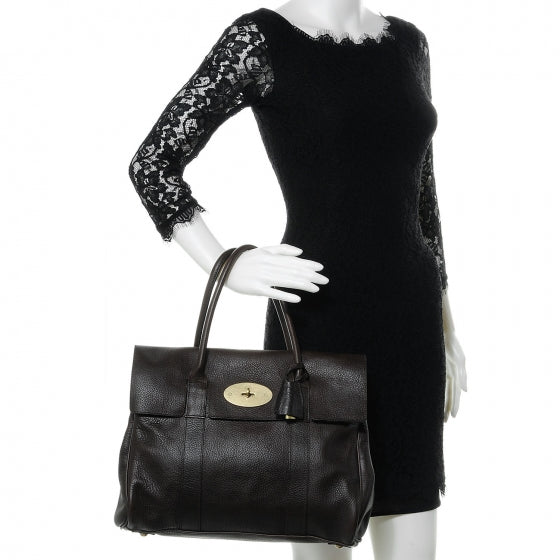 Mulberry Natural Leather Bayswater Chocolate 2 of 9