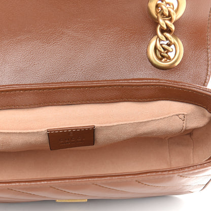 Gucci Azalea Calfskin Matelasse Diagonal Mini GG Marmont Shoulder Bag Cuir 5 of 9