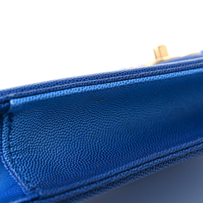 Chanel Caviar Quilted Medium Sunset On The Sea Flap Blue 13 of 15