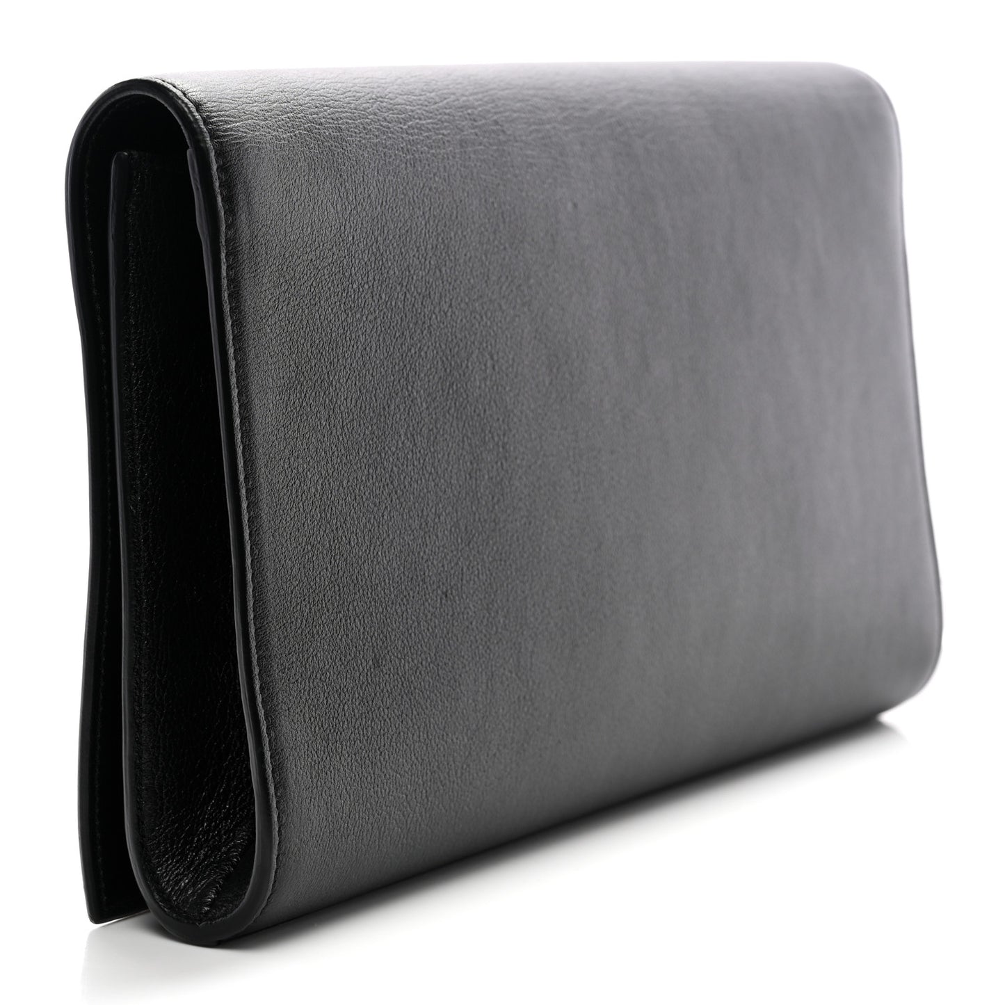 Calfskin Monogram Large Belle De Jour Clutch Black