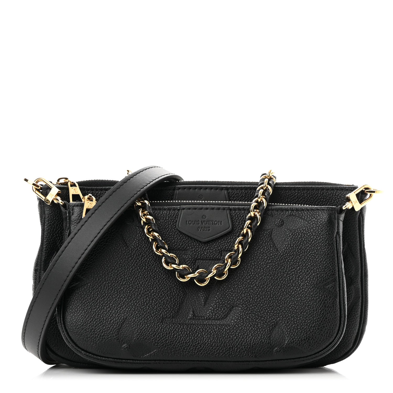 Louis Vuitton Empreinte Monogram Giant Multi Pochette Accessories Black 1 of 11