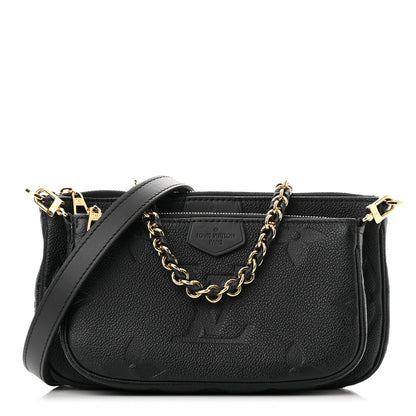 Louis Vuitton Empreinte Monogram Giant Multi Pochette Accessories Black 1 of 11