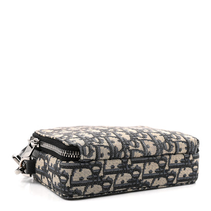 Christian Dior Oblique Pouch Navy Blue 6 of 21