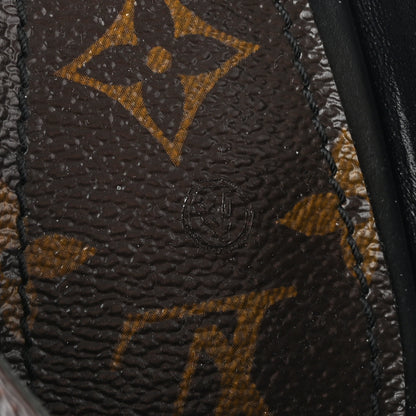 Louis Vuitton Calfskin Monogram Afterglow Platform Pumps 39.5 Black 7 of 13