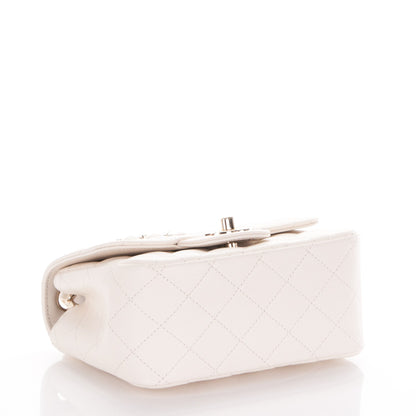Chanel Caviar Quilted Mini Square Flap White 4 of 7