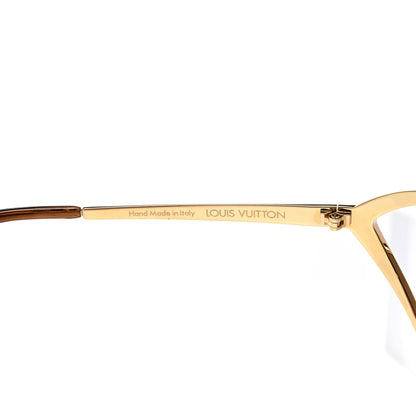 Louis Vuitton Metal Laurel Sunglasses Z0410U Brown Glitter 6 of 7