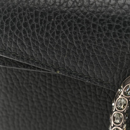 Gucci Dollar Calfskin Crystal Super Mini Dionysus Shoulder Bag Black 10 of 12