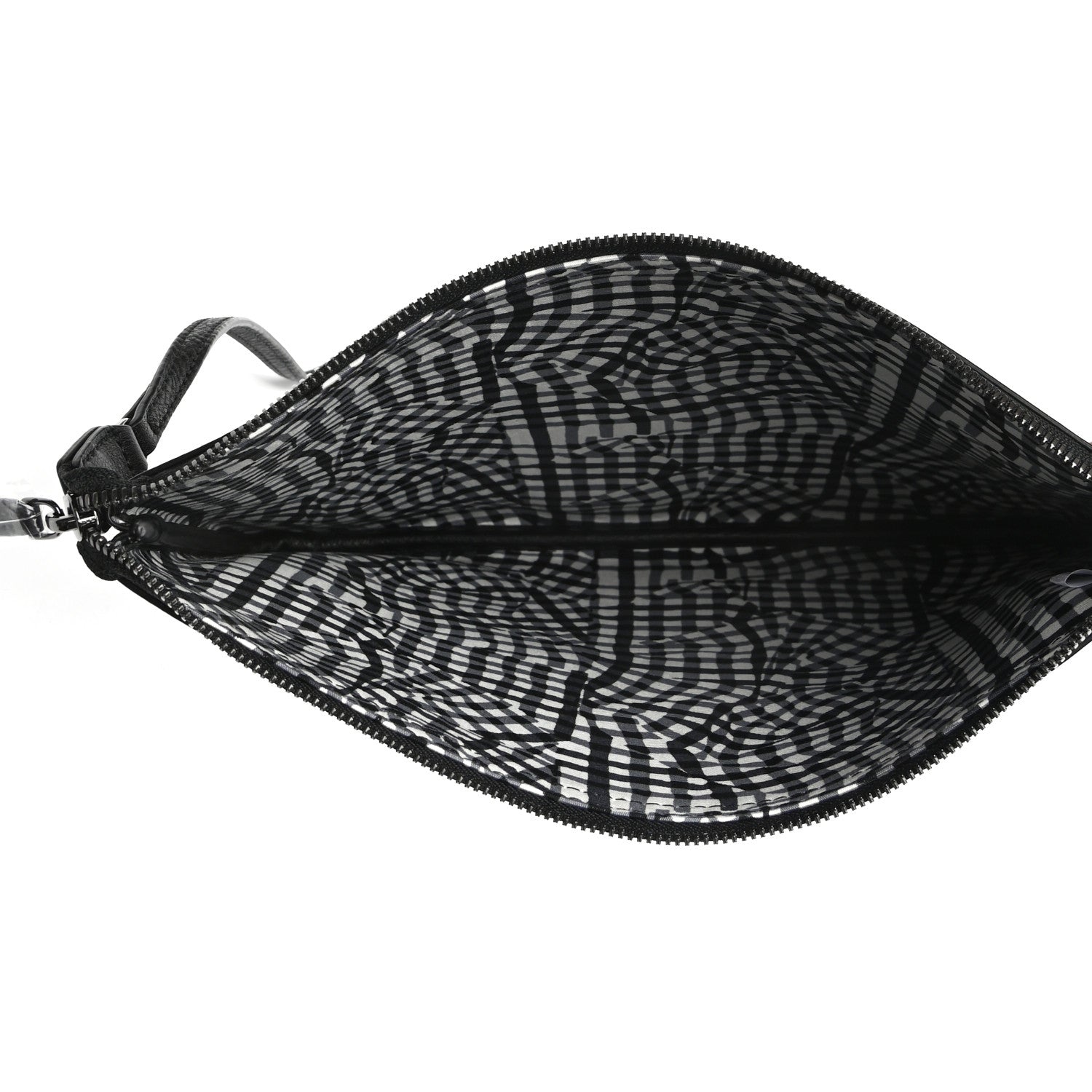 MCM Visetos Liz Shopper Tote Pouch Black 4 of 5