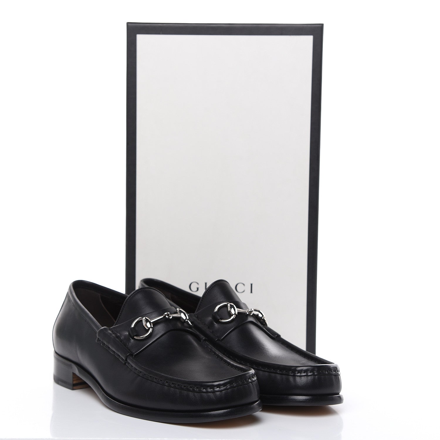 Gucci Calfskin Mens 1953 Horsebit Loafers 9.5 Black 10 of 10