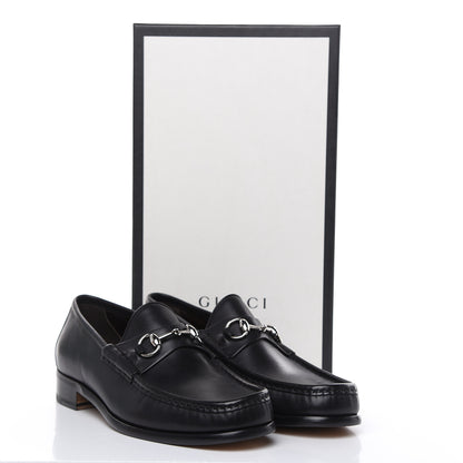 Gucci Calfskin Mens 1953 Horsebit Loafers 9.5 Black 10 of 10