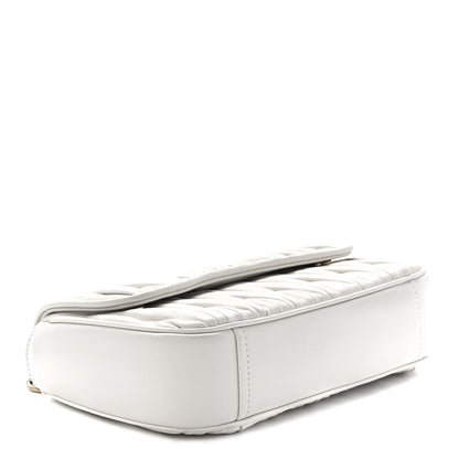 Miu Miu Nappa Matelasse Flap Shoulder Bag White 3 of 9