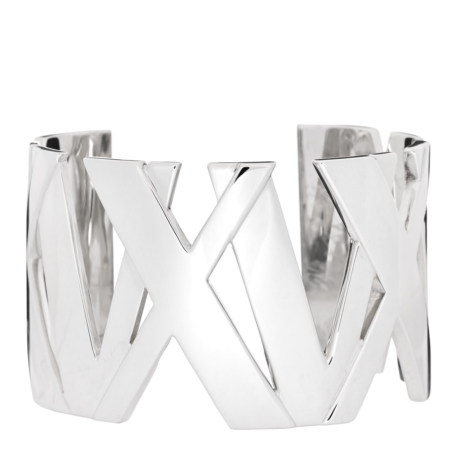 Tiffany Sterling Silver Wide Atlas Cuff Bracelet 1 of 5