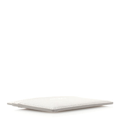 Saint Laurent Grain De Poudre Card Case Granite 4 of 7