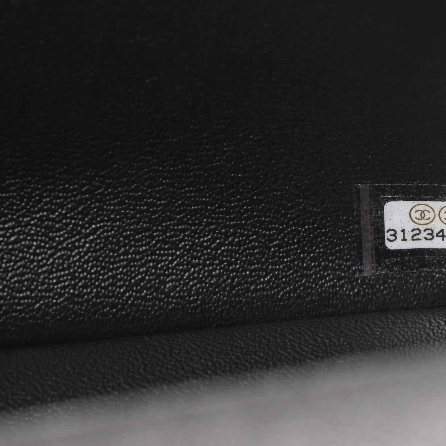 Caviar Quilted Mini Top Handle Rectangular Flap Black