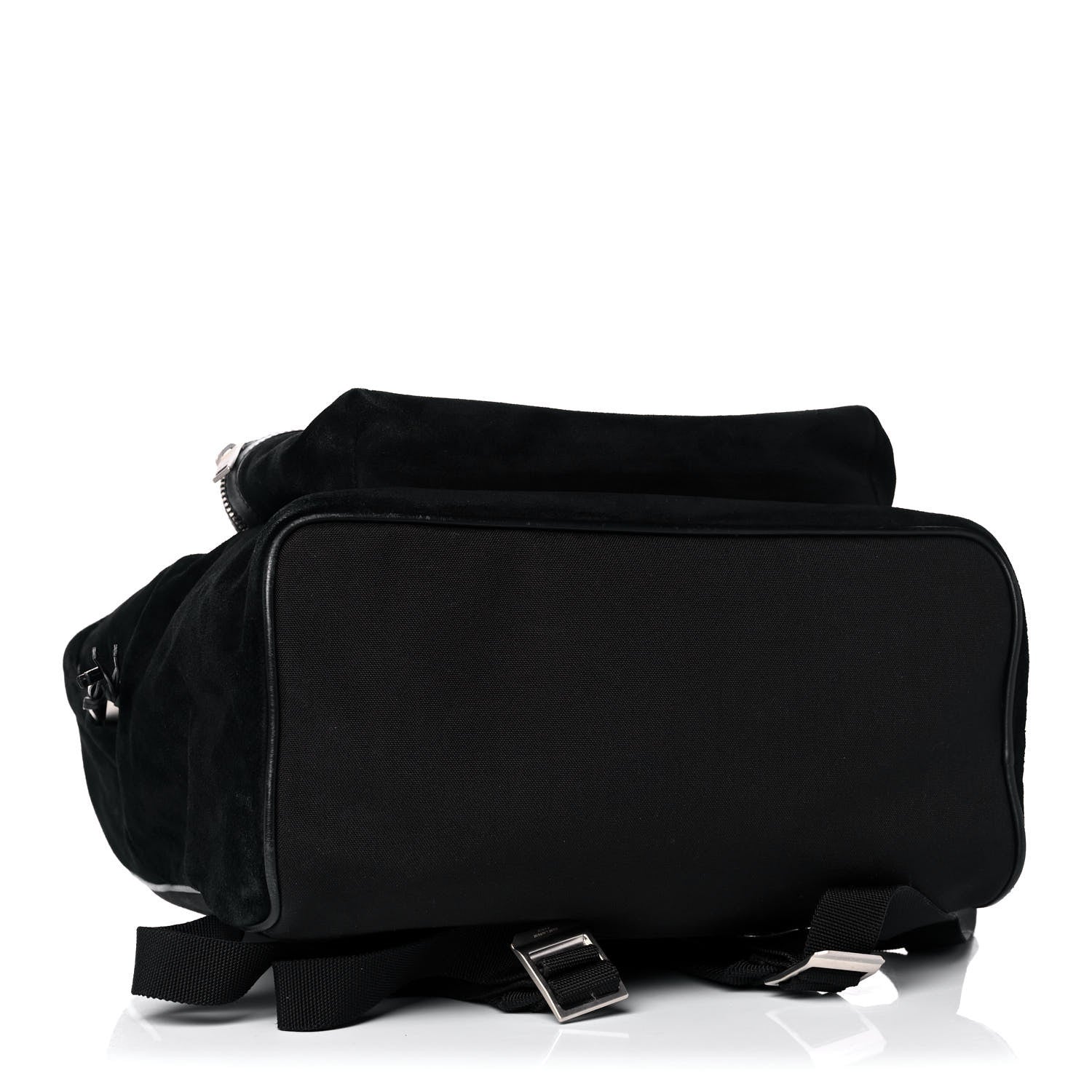 Saint Laurent Suede City Backpack Black 3 of 19