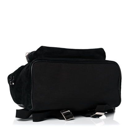 Saint Laurent Suede City Backpack Black 3 of 19