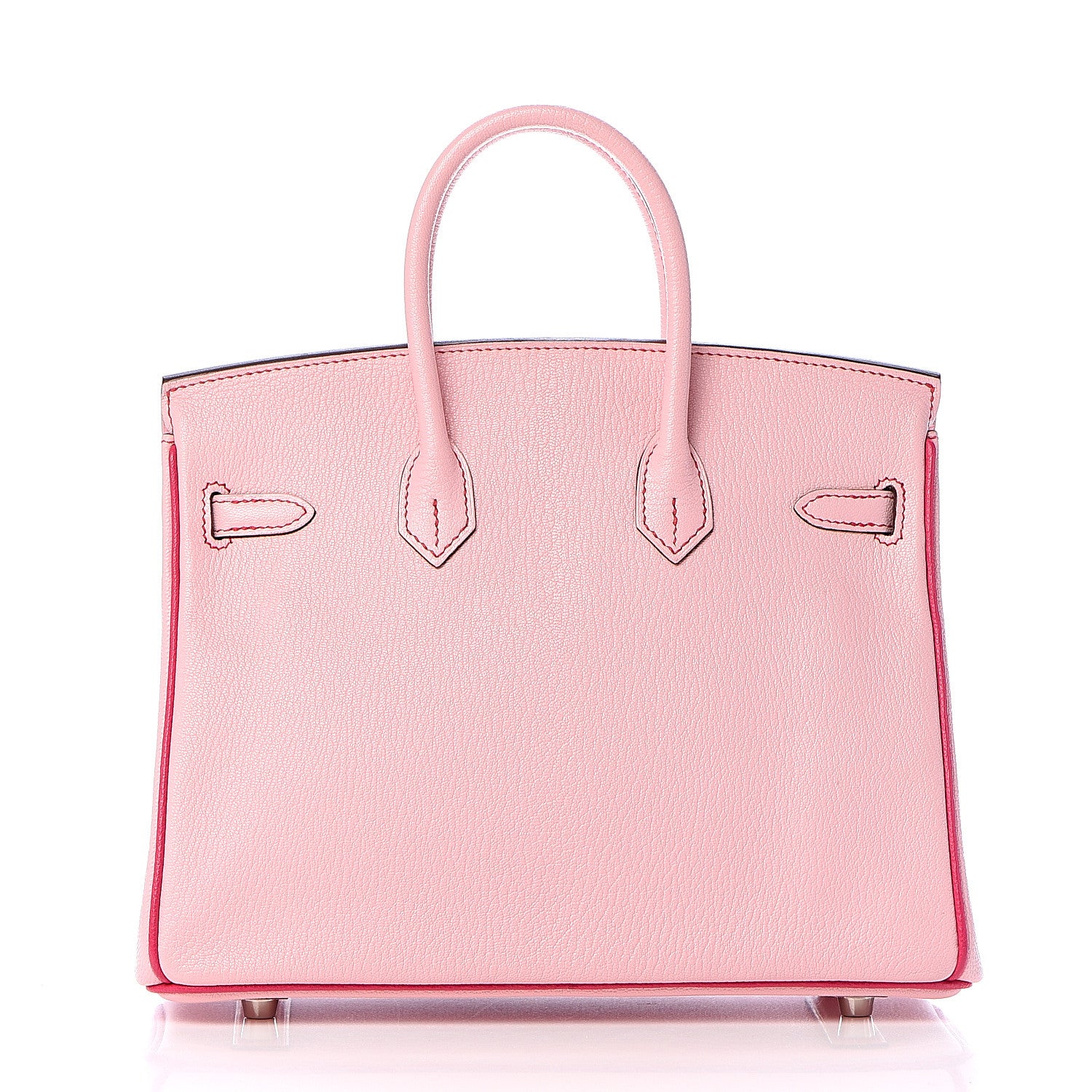 Hermes Chevre Mysore Horseshoe Birkin 25 Rose Sakura Rose Tyrien 21 of 35