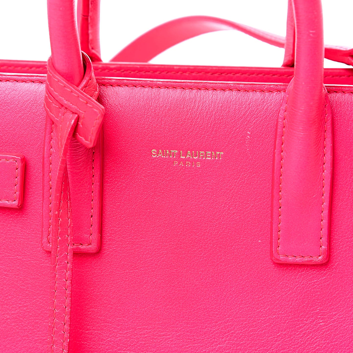 Calfskin Nano Sac De Jour Fluo Pink