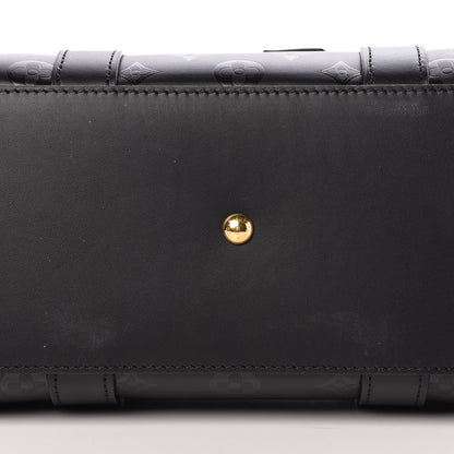 Louis Vuitton Monogram Cuir Plume Very Tote MM Black 10 of 11