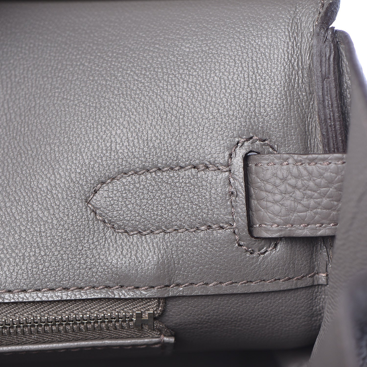 Hermes Togo Birkin 30 Etain 23 of 38