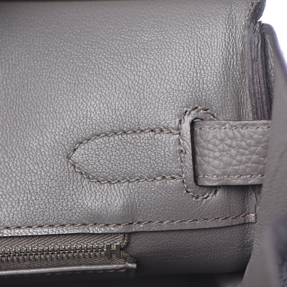 Hermes Togo Birkin 30 Etain 23 of 38