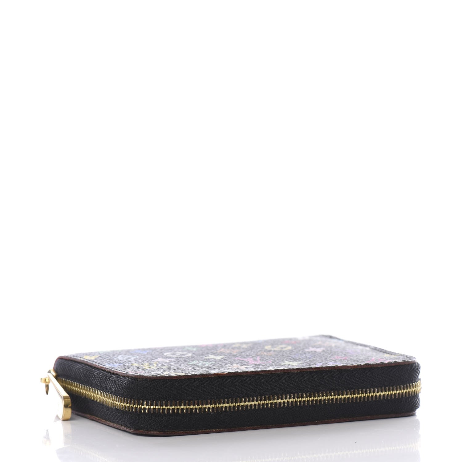 Louis Vuitton Monogram Multicolor Zippy Coin Purse Black Grenade 3 of 8
