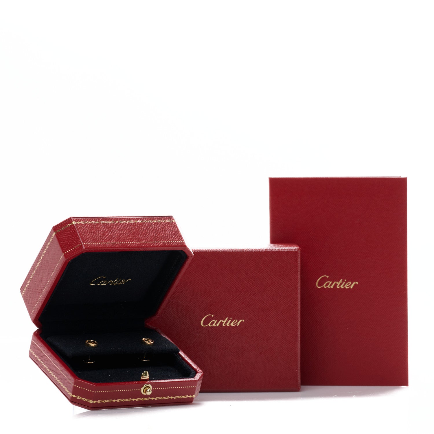 Cartier 18K Yellow Gold LOVE Earrings 5 of 5