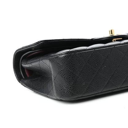 Chanel Caviar Quilted Medium Double Flap Black 8 of 9
