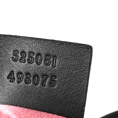 Gucci Velvet Matelasse GG Marmont Bucket Bag Black 6 of 8