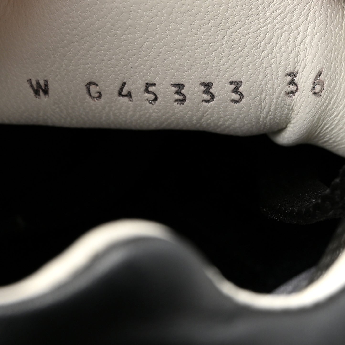 Calfskin CC Sneakers 36 Black