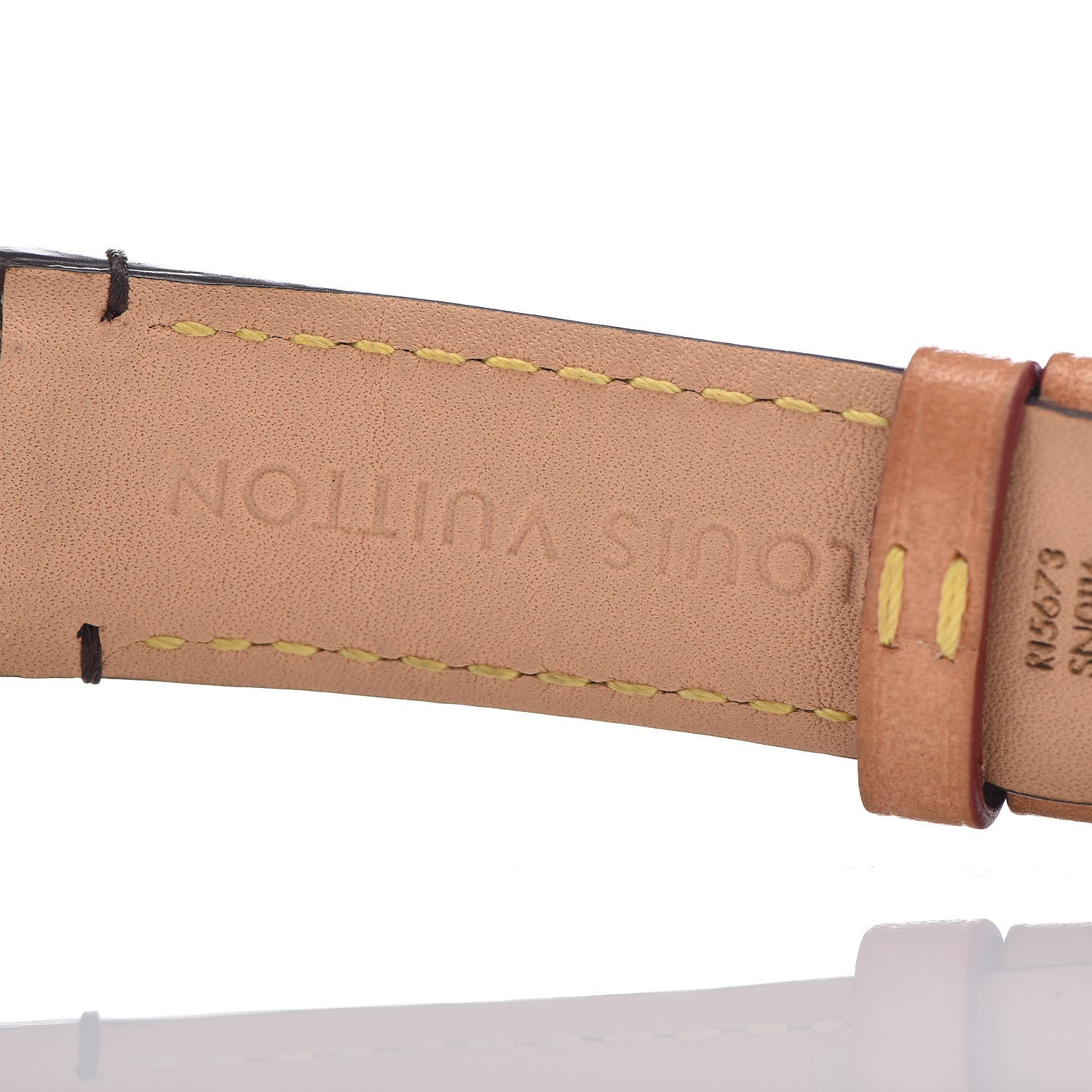 Louis Vuitton Stainless Steel Monogram Diamond 33mm Tambour Slim Quartz Watch 7 of 8