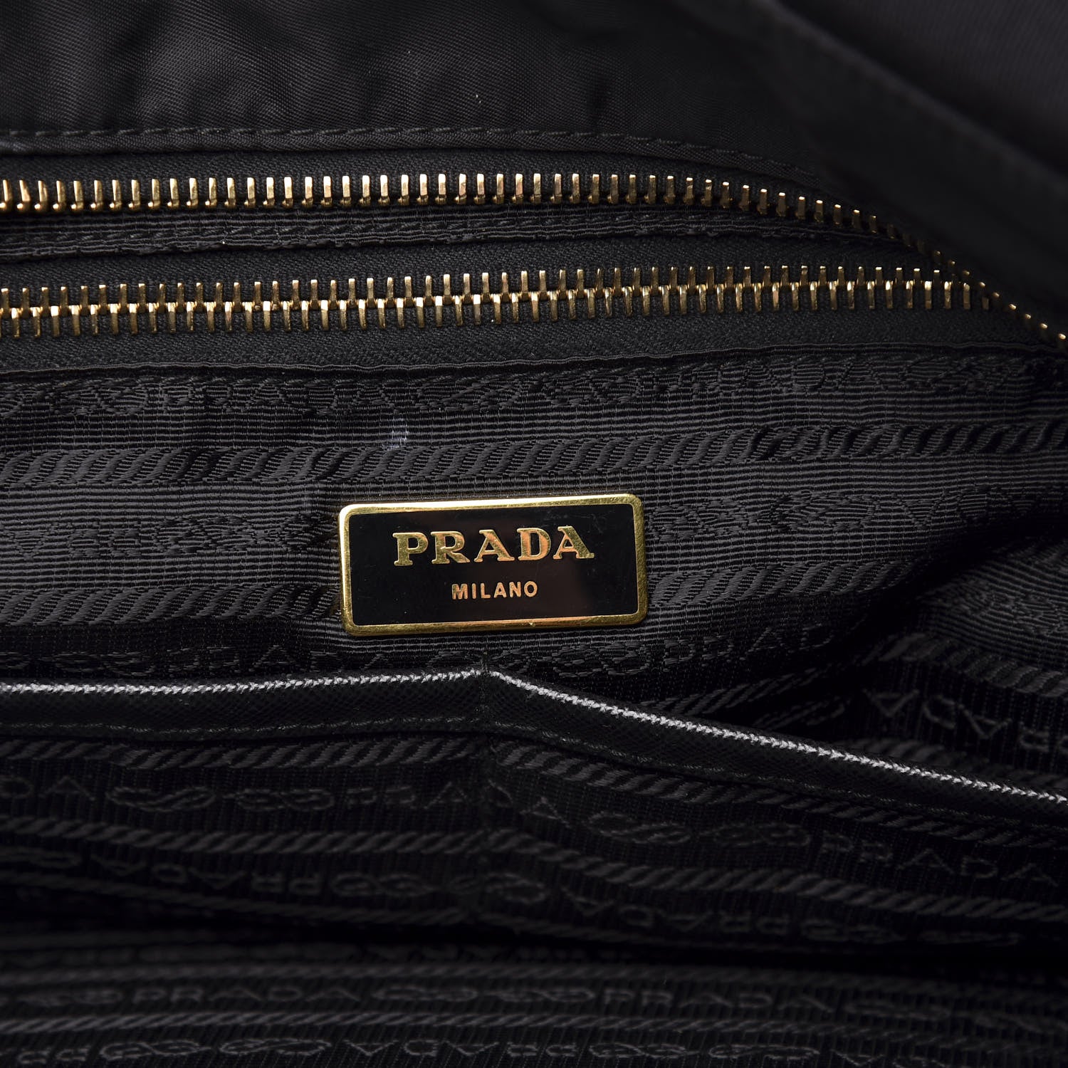 Prada Tessuto Nylon Vela Diaper Bag Black 6 of 11