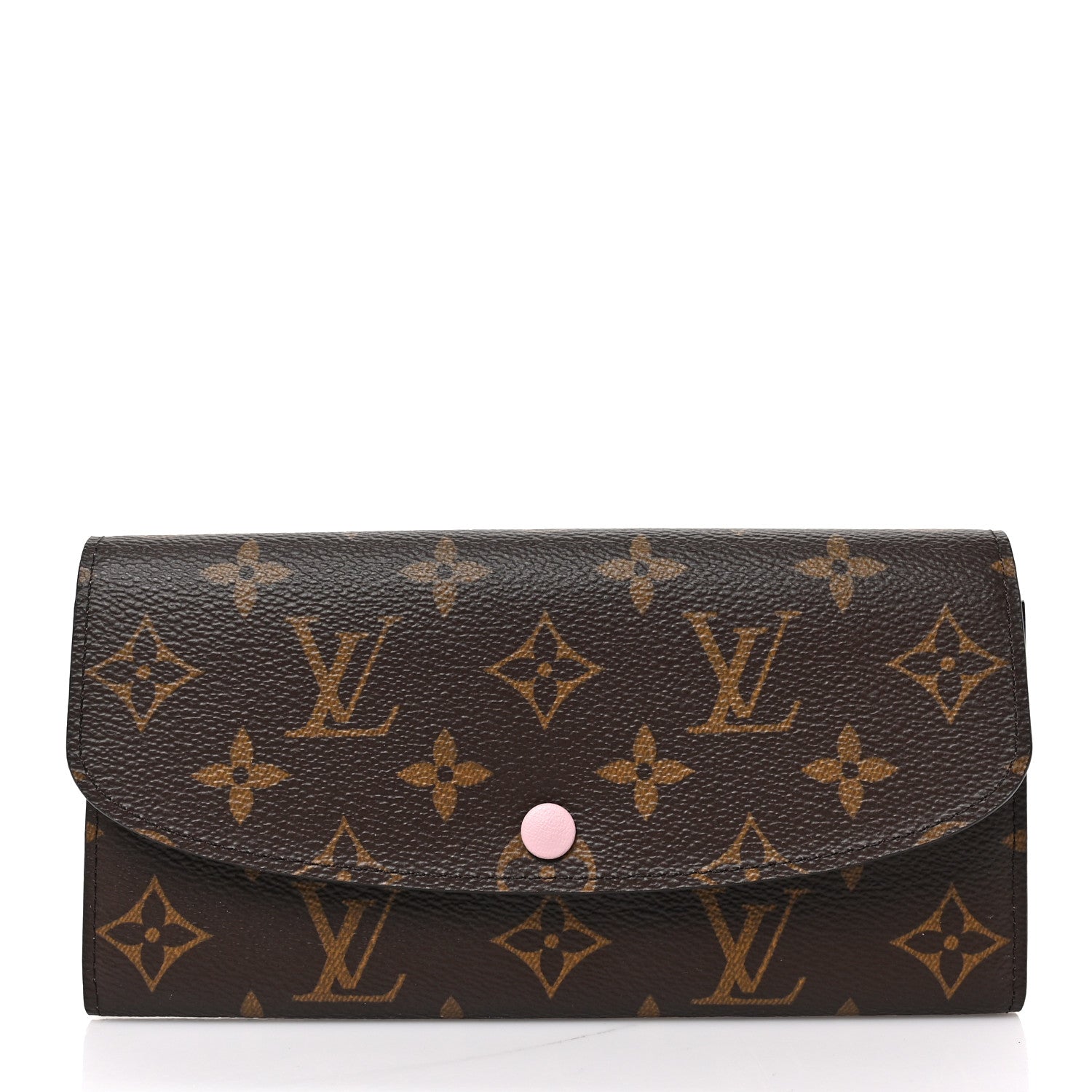 Louis Vuitton Monogram Emilie Wallet Rose Ballerine 1 of 8