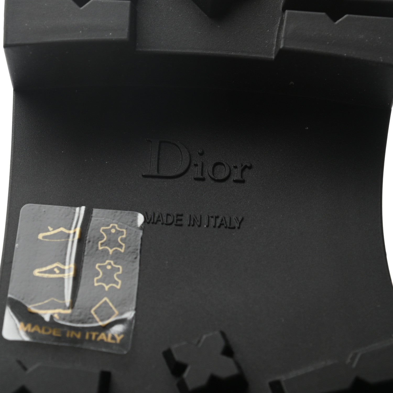Christian Dior Matte Calfskin Womens D-Trap 30mm Tall Boots 35 Black 5 of 6