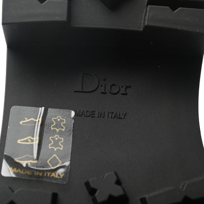 Christian Dior Matte Calfskin Womens D-Trap 30mm Tall Boots 35 Black 5 of 6