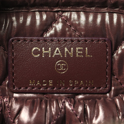 Chanel Caviar Quilted Medium Curvy Pouch Cosmetic Case Black 6 of 8