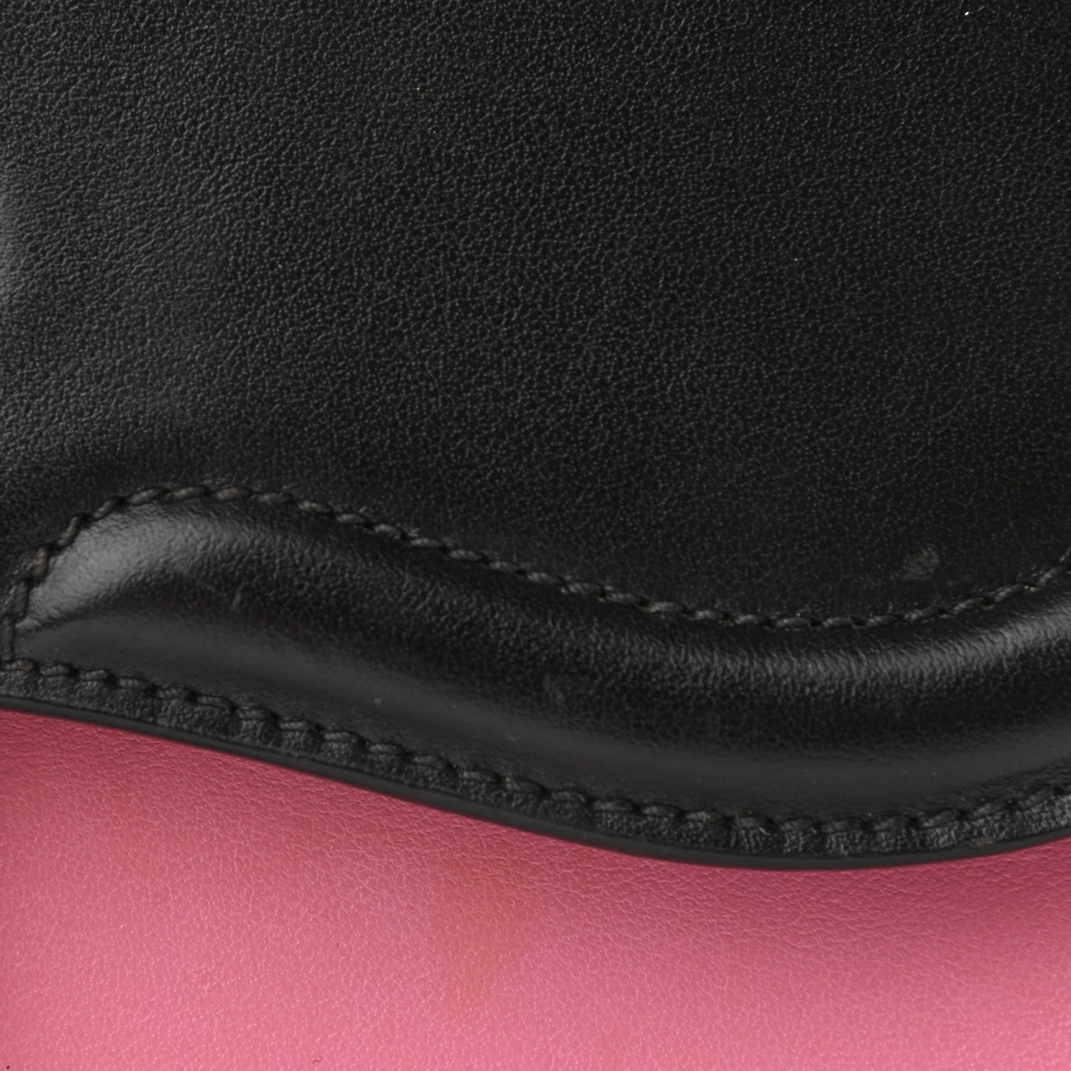 Prada City Calfskin Prada Belle Shoulder Bag Pink Black Red 12 of 13