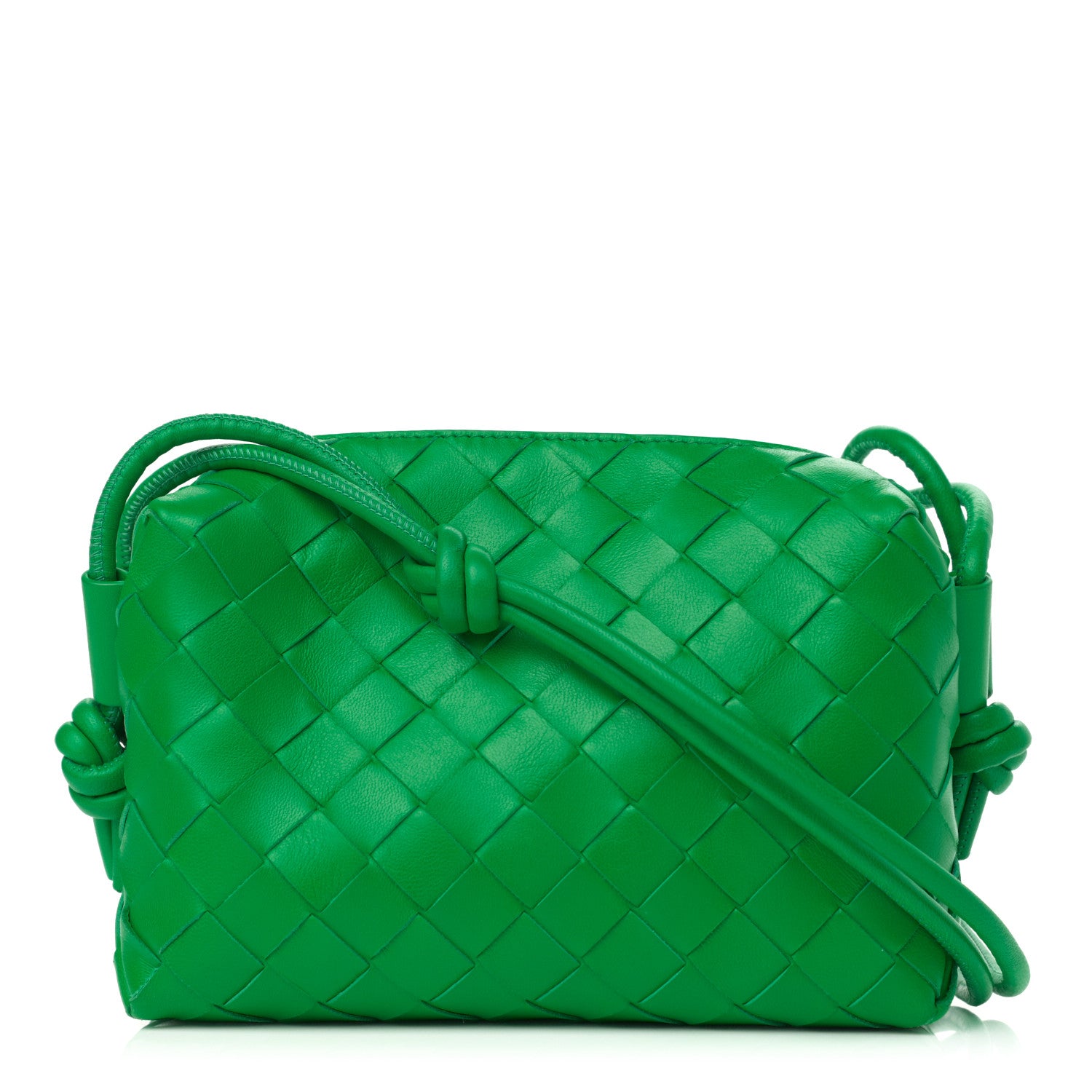 Bottega Veneta Nappa Intrecciato Mini Loop Camera Bag Parakeet 1 of 11
