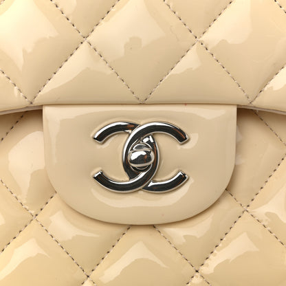 Chanel Patent Quilted Jumbo Double Flap Light Pink 12 of 14