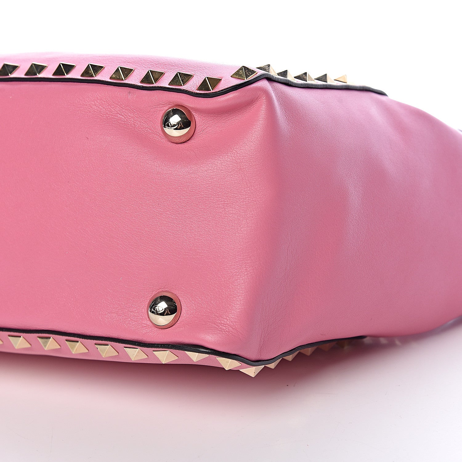Valentino Garavani Vitello Small Rockstud Tote Ninphea 9 of 11