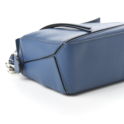 Loewe Calfskin Mini Puzzle Bag Blue 7 of 10
