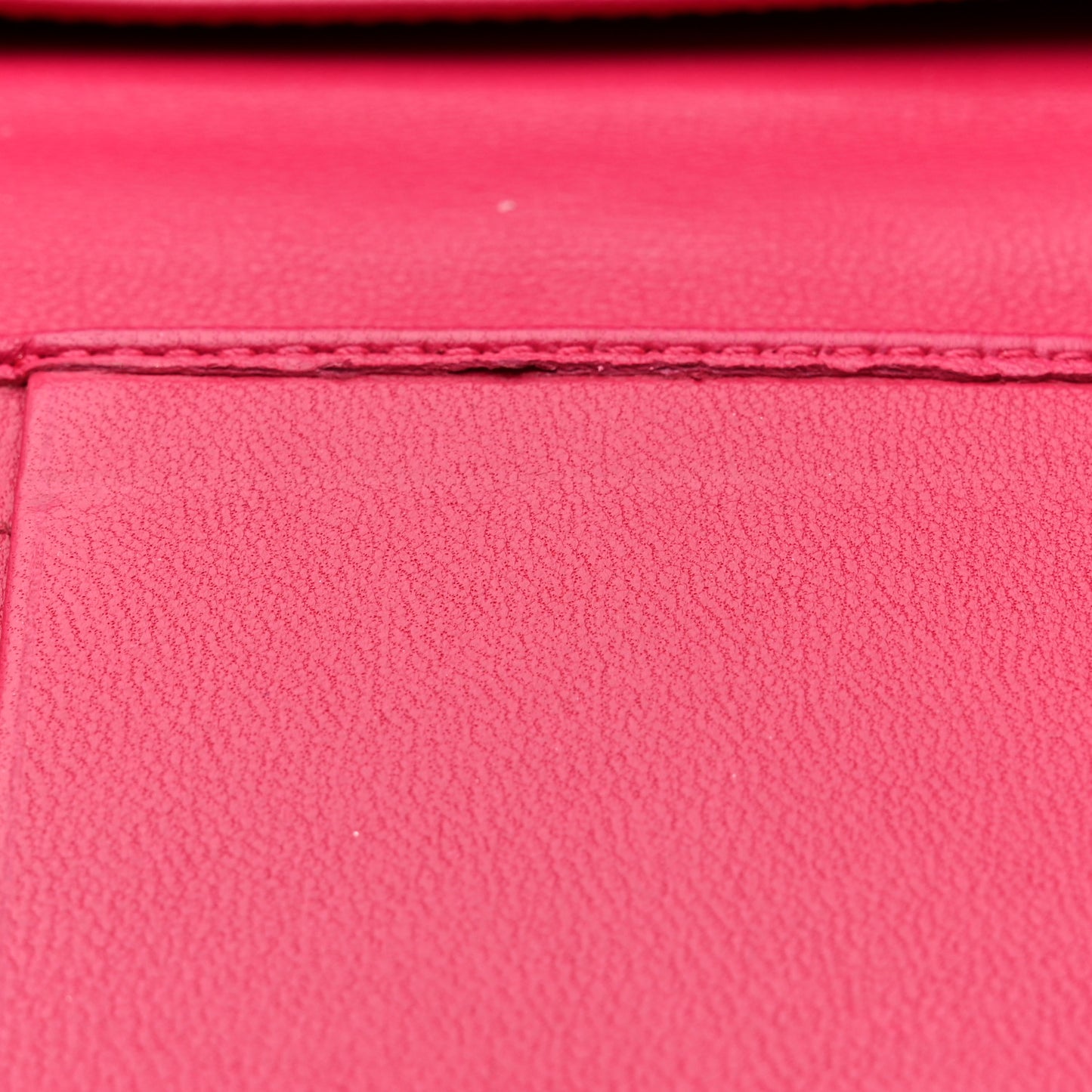 Lambskin Cannage Small Lady Dior Flap Card Holder Fuchsia