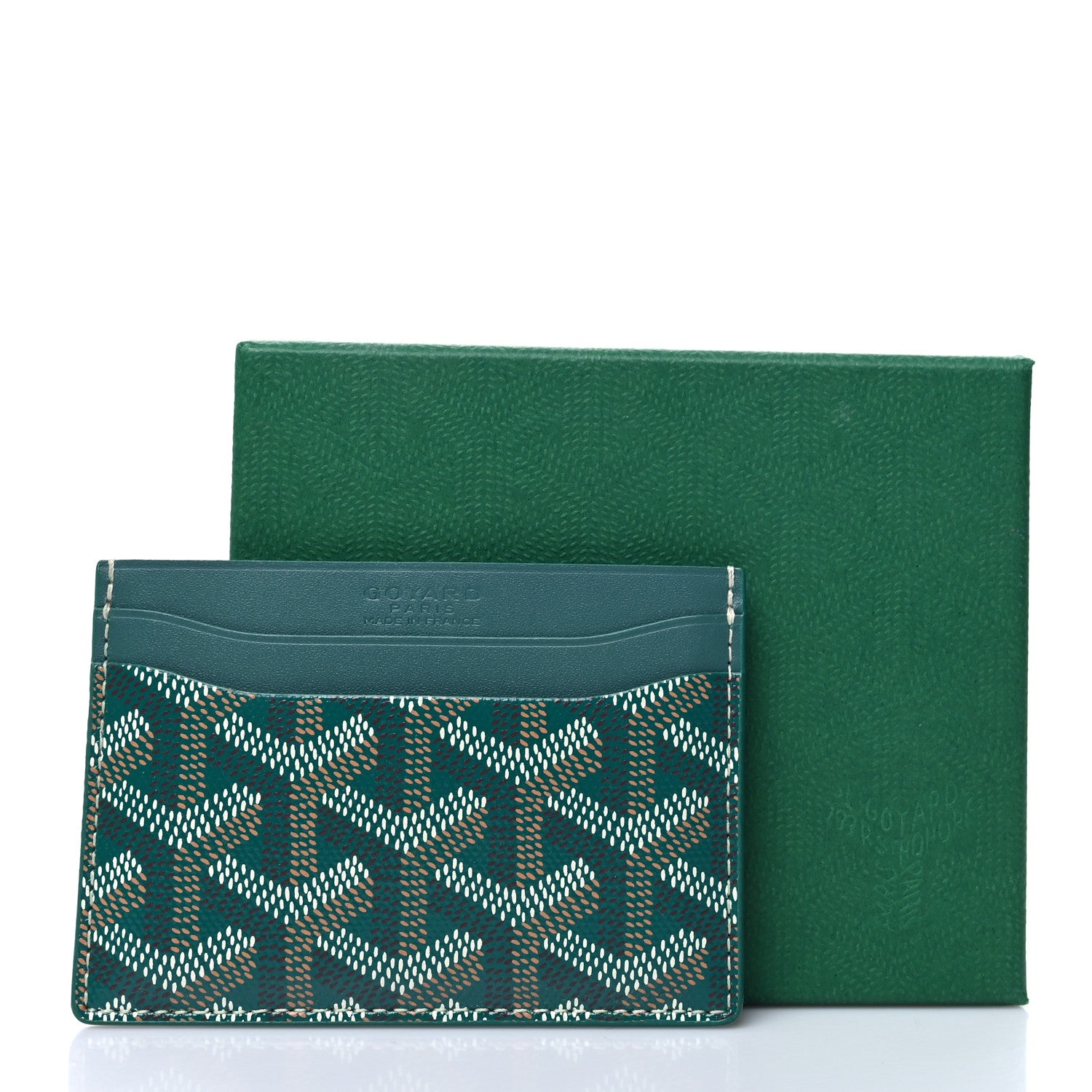 Goyard Goyardine Saint Sulpice Card Holder Green 10 of 10