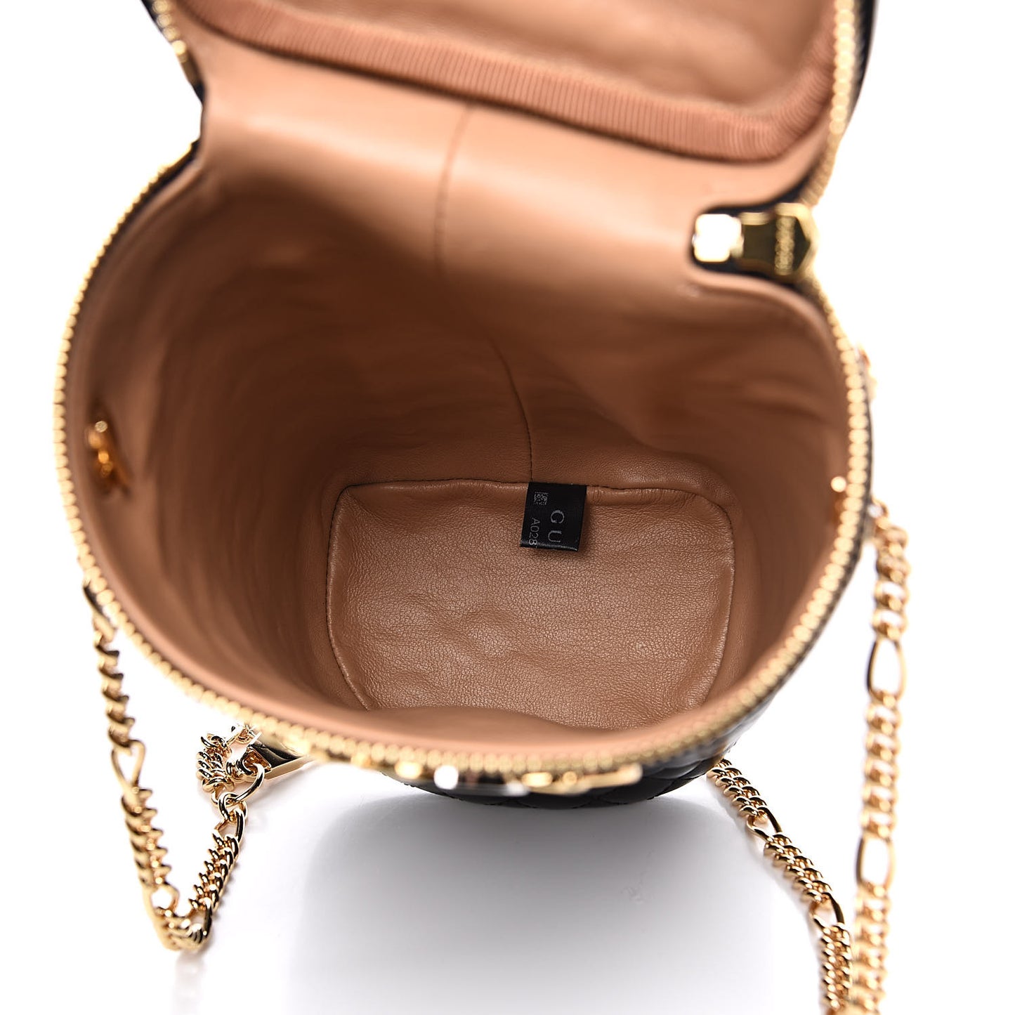 Calfskin Trapuntata Zumi Belt Bag Black